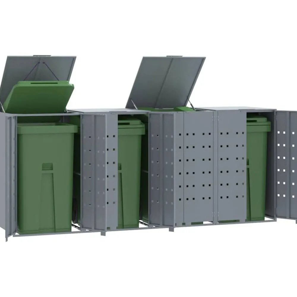 Containerberging voor 4 containers 276x79x117 cm staal>vidaXL Sale