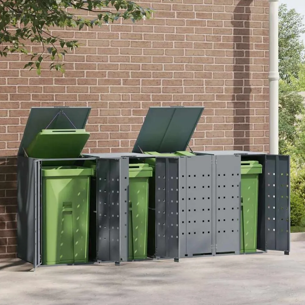Containerberging voor 4 containers 276x79x117 cm staal>vidaXL Sale