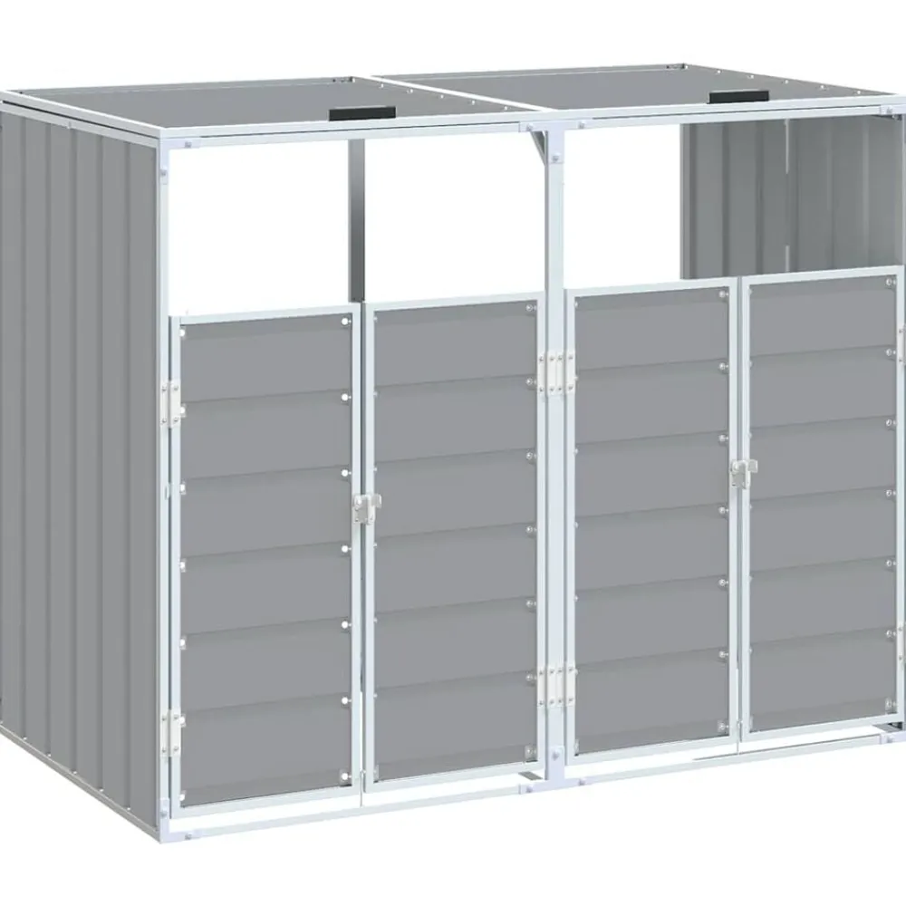 Containerberging voor 2 containers 144x81x113 cm staal>vidaXL Best