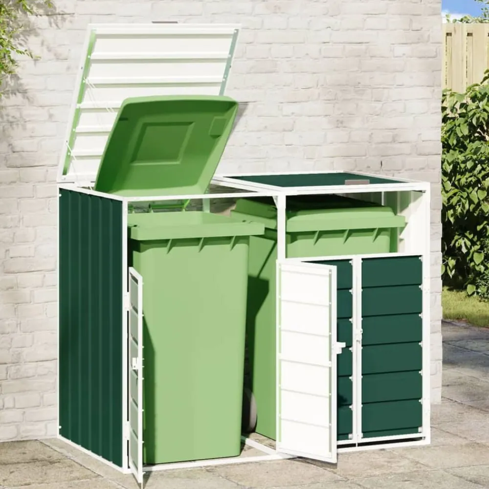 Containerberging voor 2 containers 144x81x113 cm staal>vidaXL Discount
