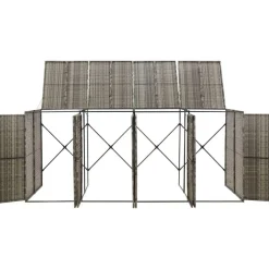 Containerberging viervoudig 274x80x117 cm poly rattan><noscript><img width=