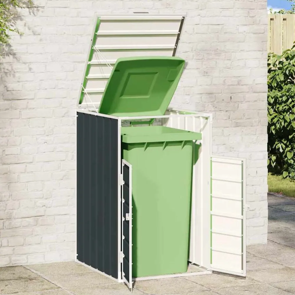 Containerberging voor 1 container 72x81x115 cm staal>vidaXL Clearance