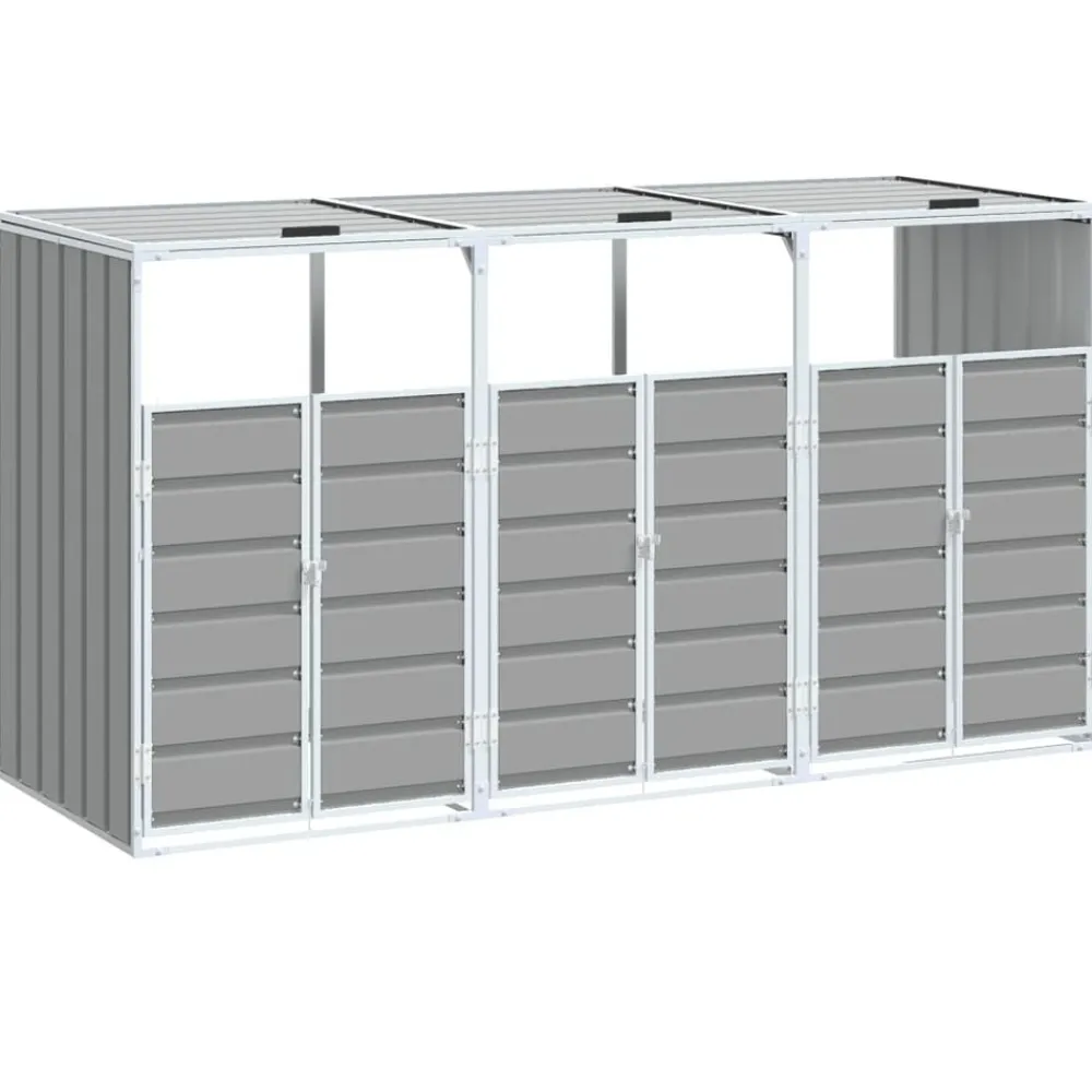 Containerberging voor 3 containers 216x81x115 cm staal>vidaXL Sale