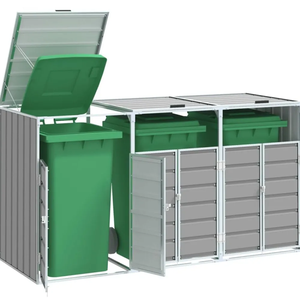 Containerberging voor 3 containers 216x81x115 cm staal>vidaXL Sale