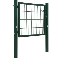 Tuinafscheidingen*vidaXL 2D Hekpoort (Enkel) 100x80 cm Groen