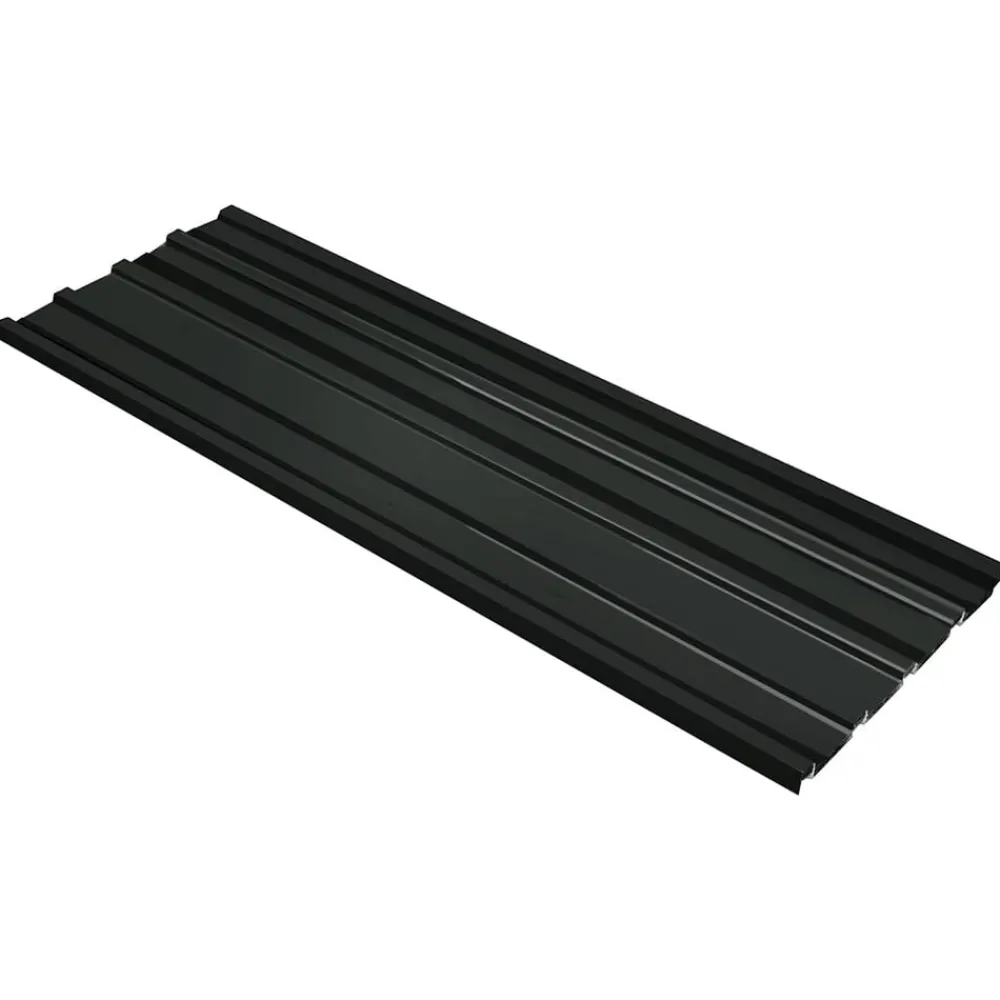 Bouwmaterialen*vidaXL Dakpaneel 12 pcs 129 x 45 cm Gegalvaniseerd staal Antraciet