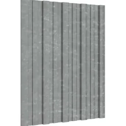 Bouwmaterialen*vidaXL Dakpaneel 36 pcs 60 x 45 cm Gegalvaniseerd staal Zilver