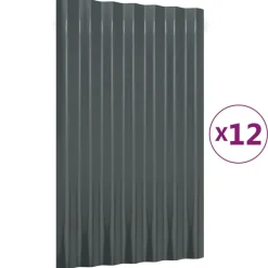 Dakpanelen 12 st 60x36 cm gegalvaniseerd staal kleurig>vidaXL Sale