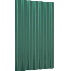 Bouwmaterialen*vidaXL Dakpanelen 12 st 60x36 cm gegalvaniseerd staal Groen