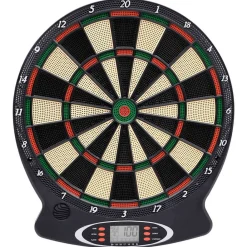 Dartbord elektrisch met darts polypropeen zwart><noscript><img width=