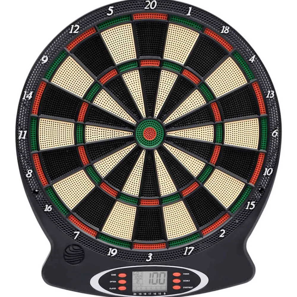 Dartbord elektrisch met darts polypropeen zwart>vidaXL Online