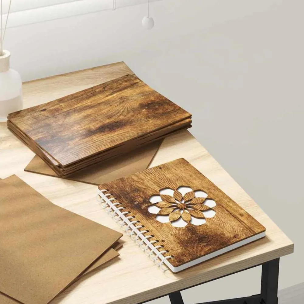 Kunst & Entertainment*vidaXL Decorpanelen 12 pcs 15 x 21 x 0.27 cm Gerookt eiken
