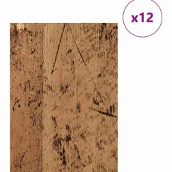 Kunst & Entertainment*vidaXL Decorpanelen 12 pcs Oudhout 30 x 42 x 0.27 cm Bewerkt hout Oud hout