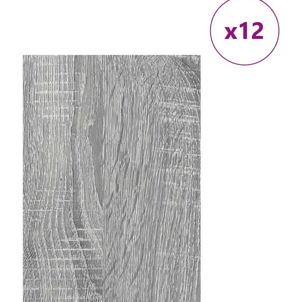 Decorpanelen 12 pcs 21 x 30 x 0,27 cm Bewerkt hout>vidaXL Hot