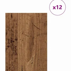 Decorpanelen 12 pcs Oudhout 21 x 30 x 0,27 cm Bewerkt hout><noscript><img width=