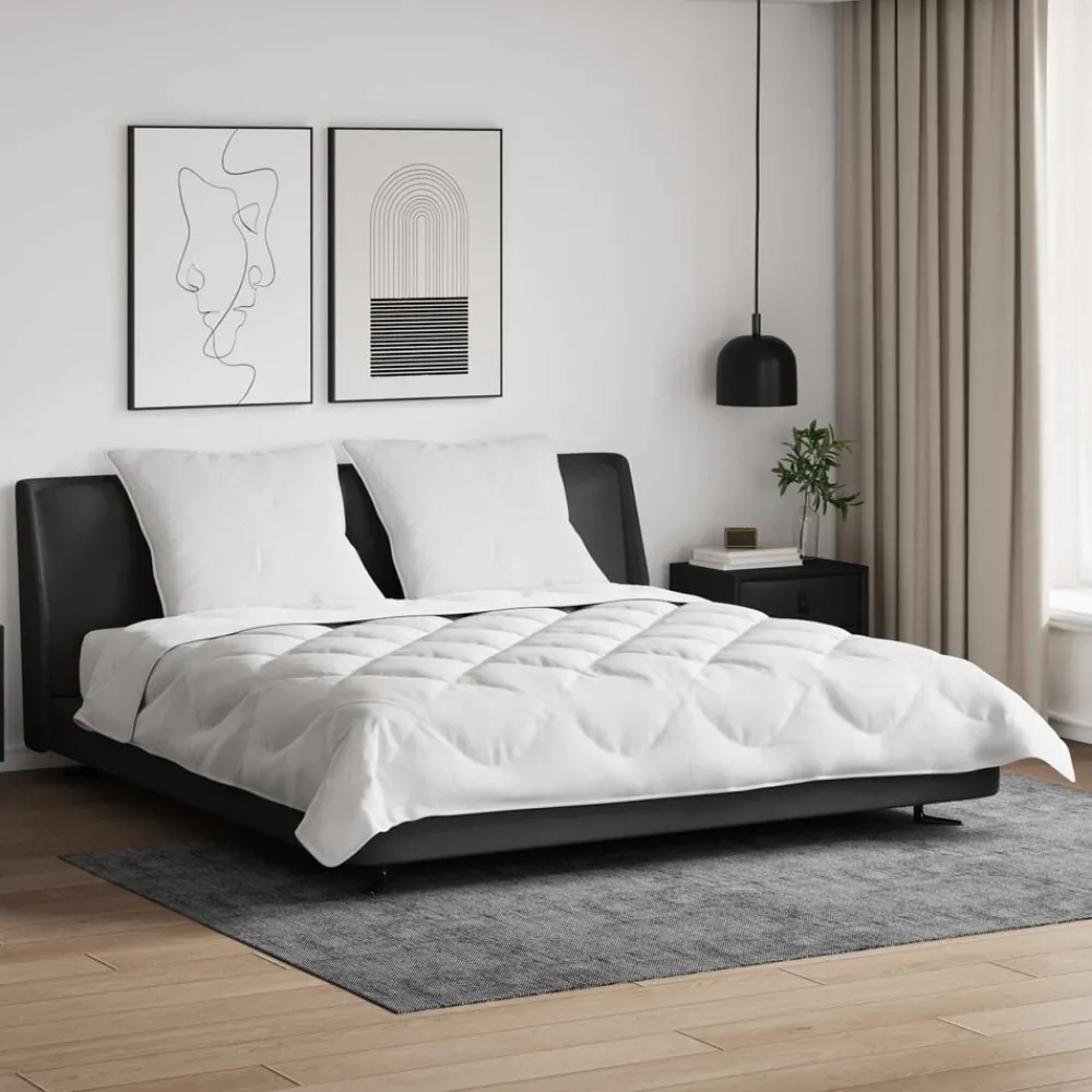 Dekbed met kussen 3 pcs Wit Microfibre>vidaXL Sale