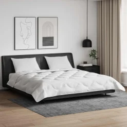 Dekbed met kussen 3 pcs Wit Microfibre>vidaXL Clearance