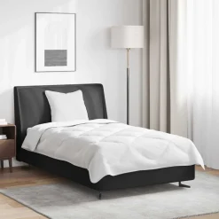 Linnengoed*vidaXL Dekbed met kussen 2 pcs Wit Microvezel