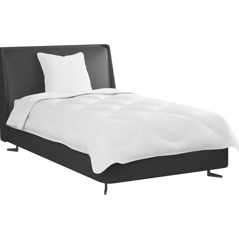 Dekbed met kussen 2 pcs Wit Microvezel>vidaXL