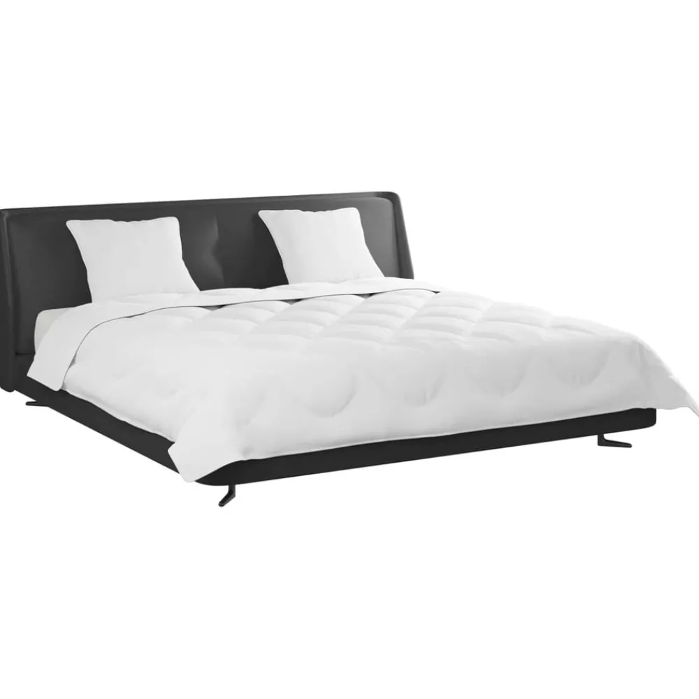 Linnengoed*vidaXL Dekbed met kussen 3 pcs Wit Microvezel
