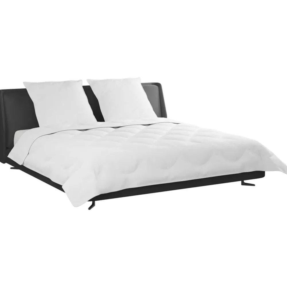 Linnengoed*vidaXL Dekbed met kussen 3 pcs Wit Microfibre