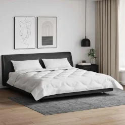 Dekbed met kussen 3 pcs Wit Microfibre>vidaXL Clearance