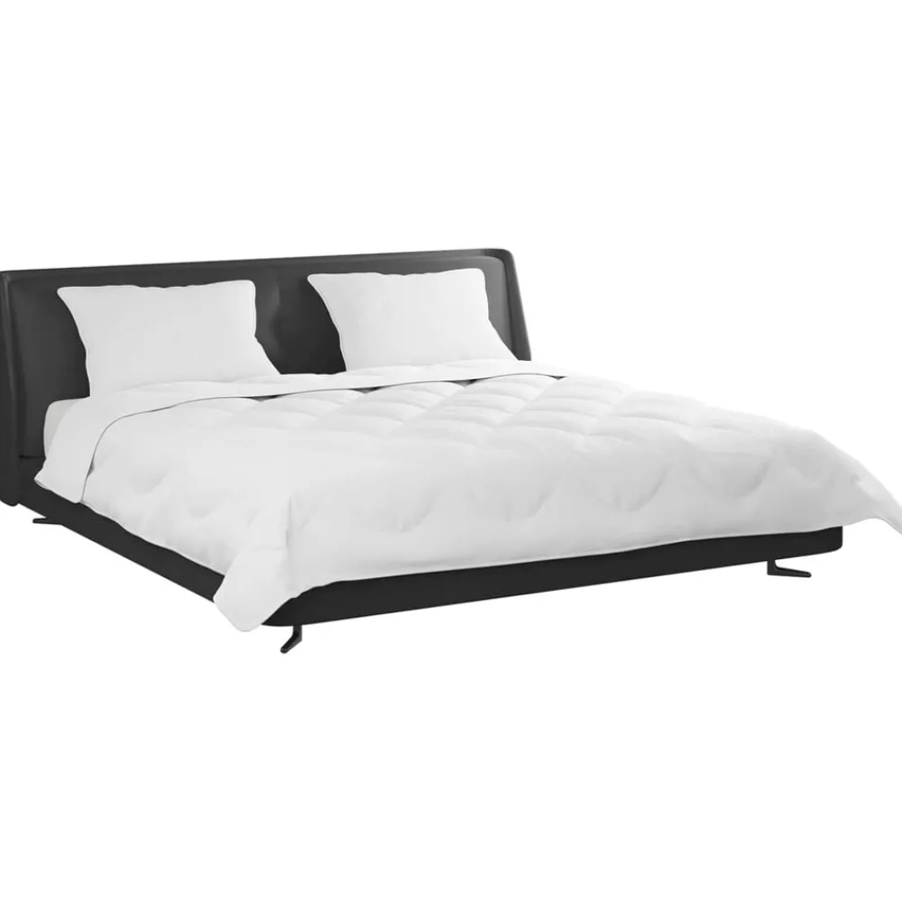 Linnengoed*vidaXL Dekbed met kussen 3 pcs Wit Microfibre