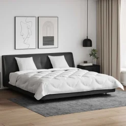 Dekbed met Kussens met kussen 3 pcs Wit Microvezel>vidaXL