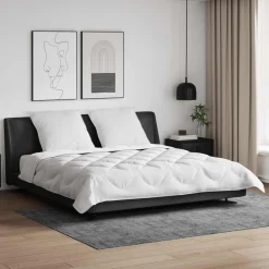 Dekbed met Kussens met kussen 3 pcs Wit Microvezel>vidaXL New