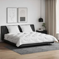 Dekbed met Kussens met kussen 3 pcs Wit Microvezel>vidaXL Outlet