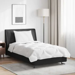 Linnengoed*vidaXL Dekbed Set met kussen 2 pcs Wit Microfibre