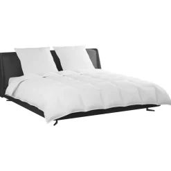 Linnengoed*vidaXL Dekbed Set met kussen 3 pcs Wit Donsveertjes