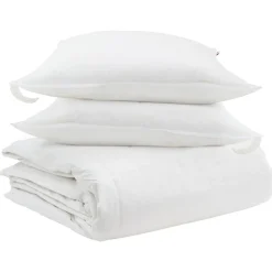 Dekbed Set met kussen 3 pcs Wit Donsveertjes>vidaXL Discount