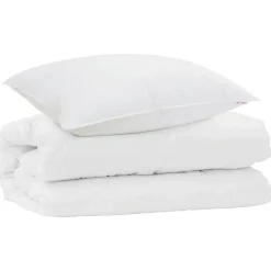 Dekbed Set met kussen 2 pcs Wit Microfibre>vidaXL Hot