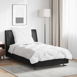 Linnengoed*vidaXL Dekbed Set met kussen 2 pcs Wit Microfibre
