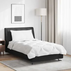 Linnengoed*vidaXL Dekbed Set met kussen 2 pcs Wit Microfibre