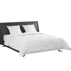 Linnengoed*vidaXL Dekbed Set met kussen 3 pcs Wit Donsveertjes