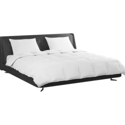 Linnengoed*vidaXL Dekbed Set met kussen 3 pcs Wit Donsveertjes