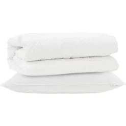 Dekbed Set met kussen 2 pcs Wit Microfibre>vidaXL Online