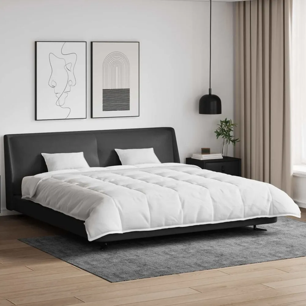 Dekbed Set met kussen 3 pcs Wit Donsveertjes>vidaXL Sale