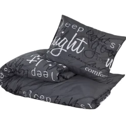 Dekbedovertrekset 140x200 cm katoen zwart><noscript><img width=