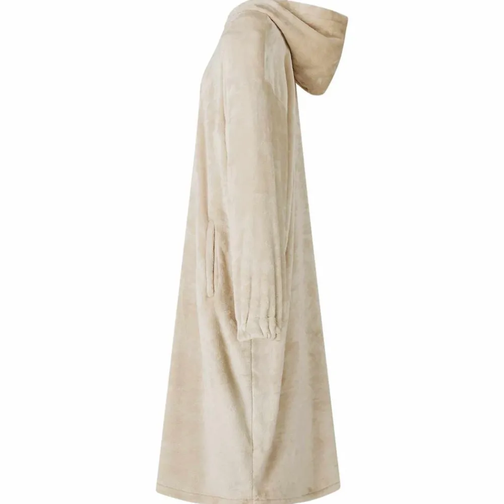 Kleding & Accessoires*vidaXL Deken hoodie s Flanel Beige