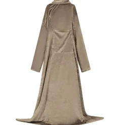 Kleding & Accessoires*vidaXL Deken hoodie F Flanel Kameel