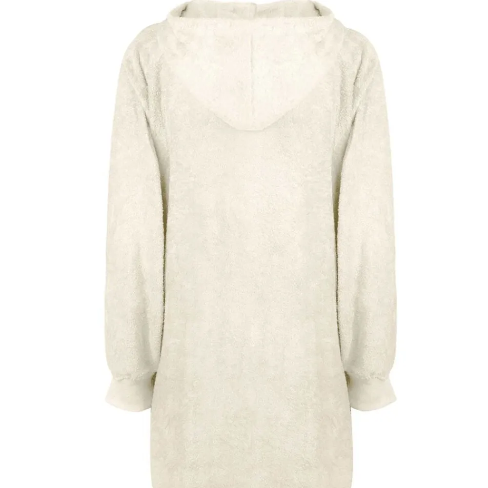 Deken hoodie KINN Crème L Katoen>vidaXL Hot