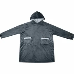 Kleding & Accessoires*vidaXL Deken hoodie M Fleece en Flanel Marineblauw