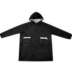 Kleding & Accessoires*vidaXL Deken hoodie M Fleece en Flanel Zwart