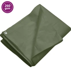 Dekzeil 260 g/m² 2x3 m HDPE>vidaXL