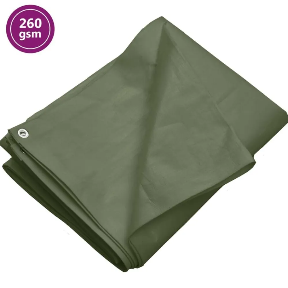 Dekzeil 260 g/m² 2x3 m HDPE>vidaXL