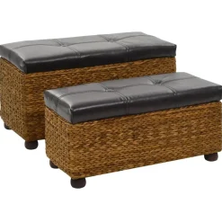 2-delig Bankstel zeegras>vidaXL Hot