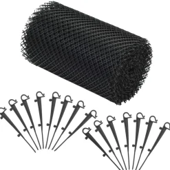 4-delig Gootgaas met klemmen 1,08 ㎡ HDPE>vidaXL Discount
